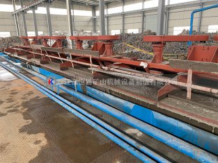 江西省瑞金市500 t/d銅礦球磨浮選設備流程